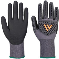 Portwest A715 Grip 15 nitril ütésálló kesztyű Fekete - L (PW-A715K8RL) - megatool