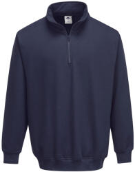 Portwest B309 Sorrento zippzáras pulóver Navy - M (PW-B309NARM) - megatool
