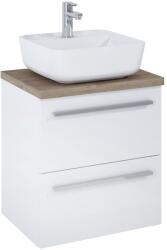 Roca Kwadro lavoar cu dulap și blat 50.6 cm alb A852450806 (A852450806)
