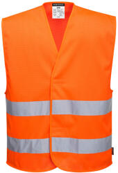 Portwest C374 MeshAir Hi-Vis kéttónusú mellény Narancs - L/XL (PW-C374ORRL-XL) - megatool