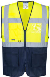 Portwest C377 Hi-Vis kéttónusú MeshAir Executive mellény Sárga - XXL (PW-C377YNRXXL) - megatool