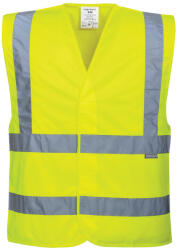 Portwest C470 Jól láthatósági mellény Sárga - L/XL (PW-C470YERL-XL) - megatool