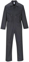 Portwest C813 Liverpool zip overál Fekete - XS (PW-C813BKRXS) - megatool
