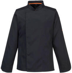 Portwest C846 Stretch Mesh Air Pro séfkabát Fekete - XL (PW-C846BKRXL) - megatool
