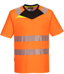 Portwest DX413 DX4 Hi-Vis póló S/S Narancs/Fekete - S (PW-DX413OBRS) - megatool