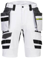 Portwest DX444 DX4 lengőzsebes rövidnadrág Fehér/Szürke - 44 (PW-DX444WHR44) - megatool