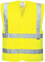 Portwest EC76 Eco Hi-Vis mellény (10 csomag) Sárga - XXL/3XL (PW-EC76YERXX-3X)