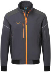 Portwest EV464 EV4 Softshell bomber dzseki (3L) Mole szürke - M (PW-EV464MGRM) - megatool