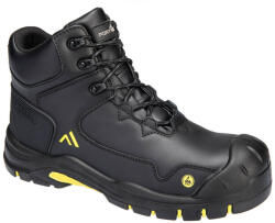 Portwest FC18 Apex Composite Mid bakancs S3S ESD HRO SR SC FO Fekete/Sárga - 46 (PW-FC18BKY46) - megatool