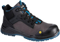Portwest FE01 Bevel Composite közepes bakancs S3S ESD SR FO Fekete/Tengerzöld - 44 (PW-FE01BTE44) - megatool