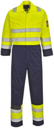Portwest MV28 Hi-Vis Modaflame overál Sárga/Navy - L (PW-MV28YNTL) - megatool