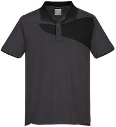 Portwest PW210 PW2 Pólóing S/S Szürke/Fekete - XXL (PW-PW210ZBRXXL) - megatool