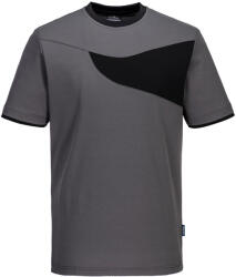 Portwest PW211 PW2 Póló S/S Szürke/Fekete - L (PW-PW211ZBRL) - megatool