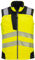 Portwest PW325 Jól láthatósági Softshell dzseki (3L) Sárga/Fekete - L (PW-PW325YBRL) - megatool