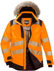 Portwest PW369 PW3 Hi-Vis Parka télikabát Narancs/Fekete - 4XL (PW-PW369OBR4XL) - megatool