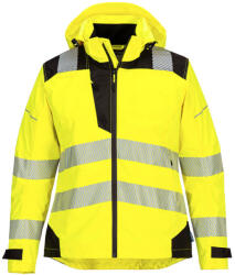 Portwest PW389 PW3 Hi-Vis női esőkabát Sárga/Fekete - S (PW-PW389YBRS) - megatool