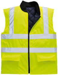 Portwest S469 Hi-Vis kifordítható mellény Sárga - XXL (PW-S469YERXXL) - megatool
