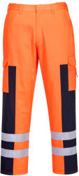 Portwest S919 Hi-Vis Ballistic nadrág Narancs/Navy - XL (PW-S919ONRXL) - megatool