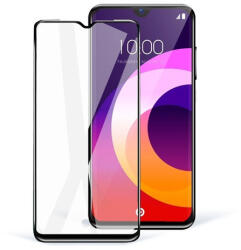 Samsung Galaxy A24 5G / A25 5G, 5D Full Glue hajlított tempered glass kijelzővédő üvegfólia, fekete