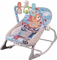 Chipolino Бебешки музикален шезлонг Chipolino - Baby Spa, син (SHEBS02301BL) - ozone