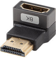 Lanberg HDMI 90 fokos fordító 8K 60Hz adapter (AD-HDMI-07) (AD-HDMI-07)
