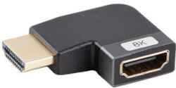 Lanberg HDMI 90 fokos jobbos 8K 60Hz adapter (AD-HDMI-09) (AD-HDMI-09)