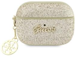 GUESS GUAP2GLGSHD AirPods Pro 2 tok, arany/arany Glitter Flake 4G Charm