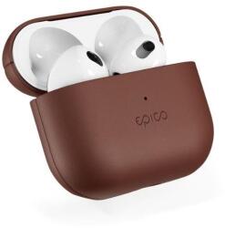 Epico Leather Case Airpods 4/4 (ANC) - barna
