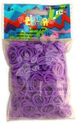 Rainbow Loom Elastice Lila Rainbow Loom 600 bucăți mov deschis de la 6 ani (RL7804)