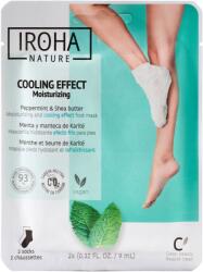 Iroha Nature Peppermint and Shea Butter lábmaszk, 2 × 9 ml