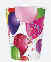 IRIS Daisy papírpohár, 250 ml, különböző színekben és mintákkal, 8db/csomag (KD01_OG_) - officedepot