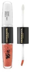 Dermacol 16H Lip Colour Extreme Long-Lasting Lipstick ruj si luciu de buze cu persistenta indelungata 2 in 1 No. 05 8 ml