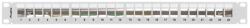 Lanberg Üres patch panel 24 port 1U 19" FTP, árnyékolt, tehermentesítővel, szürke PPKS-0924-S (PPKS-0924-S)