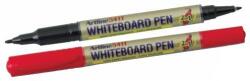 Artline Marker pentru tabla de scris Artline 541T, doua capete - varfuri rotunde 0.4mm/1.0mm - albastru (EK-541T-BL) - forit