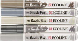 Ecoline Brush pen X11 Акварелни химикалки Grey 5 бр (<![CDATA[11509937]]>)