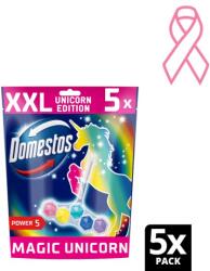 Domestos Power 5 Magic Unicorn WC-frissítő blokk 5 x 50 g - bevasarlas