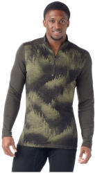 Smartwool M Classic Thermal Merino BL 1/4 ZB férfi funkcionális póló M / zöld/fekete
