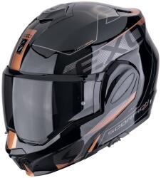 Scorpion EXO-TECH EVO TRAVELLER hátrahajtható állú bukósisak fekete-réz