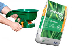 Sun-Life HandyPro kézi műtrágyakiszóró + New Grass műtrágya gyeptelepítéshez 15 kg (7050070560)