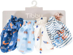 Cangaroo Tibby újszülött, pamut, kaparás elleni kis kesztyű (4pár) - Kék