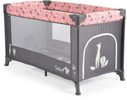 Moni Safari egyszintes utazóágy - Pink