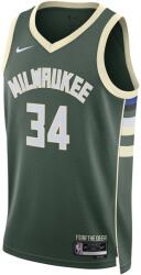 Nike Milwaukee Bucks Icon Edition 2022/23 Dri-FIT NBA Swingman Jersey Póló dn2012-323 Méret 3XL