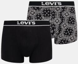 Levi's boxeralsó 2 db fekete, férfi, 37149-1030 - fekete XXL