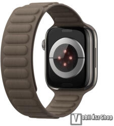 DUX DUCIS BL okosóra loop szilikon szíj - SÖTÉTSZÜRKE - mágneses, szövettel bevont, vékkony - APPLE Watch Series 1/2/3 38mm / 4/5/6/SE 40mm / 7/8/9 41mm