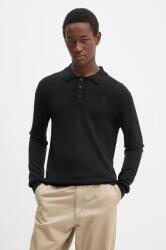 G-Star RAW gyapjú pulóver könnyű, férfi, fekete, D25066-D847 - fekete L