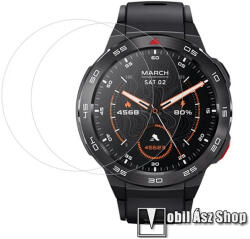 Okosóra előlap védő karcálló edzett üveg - 2db - 0.3mm, 9H, A képernyő sík részét védi - Xiaomi Mibro Watch GS