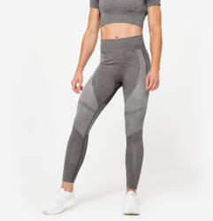 DOMYOS Női fitnesz leggings, magasított derekú, varrás nélküli - 900-as (4367519)