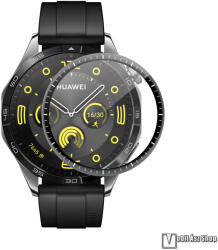 ENKAY HAT-PRINCE HD PMMA flexibilis okosóra üvegfólia - FEKETE - 1db - A TELJES ELŐLAPOT VÉDI! - HUAWEI Watch GT 5 46mm