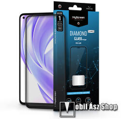 MyScreen Xiaomi Mi 11 Lite, Mi 11 Lite 5G, 11 Lite 5G NE, MYSCREEN DIAMOND GLASS LITE EDGE üvegfólia, 9H, Full, Fekete