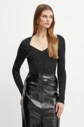 HUGO BOSS pulóver könnyű, női, fekete, 50523744 - fekete XS